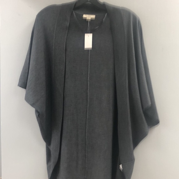 LOFT dolman shaped open cardigan - Picture 1 of 5